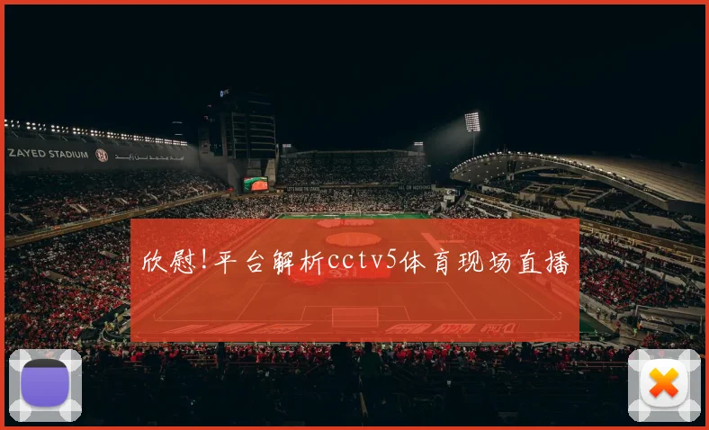 欣慰!平台解析cctv5体育现场直播