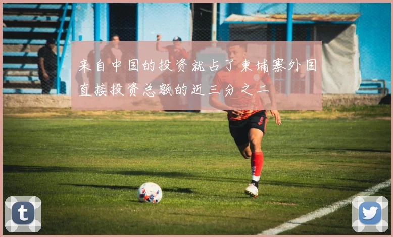 来自中国的投资就占了柬埔寨外国直接投资总额的近三分之二